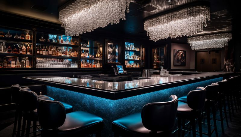 Bar Lighting Installation